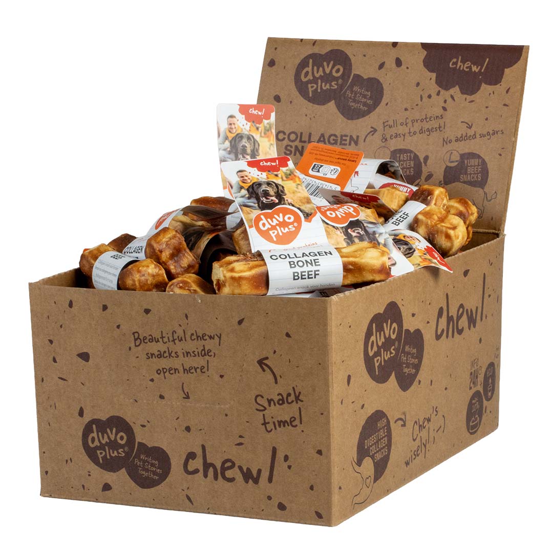 DUVO CHEW BONE COLAGENO DE BUEY 10,5 CM (1 UNI - 55 GR)