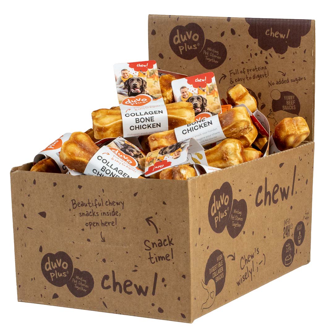 DUVO CHEW BONE COLAGENO DE POLLO 10,5 CM (1 UNI - 55 GR)