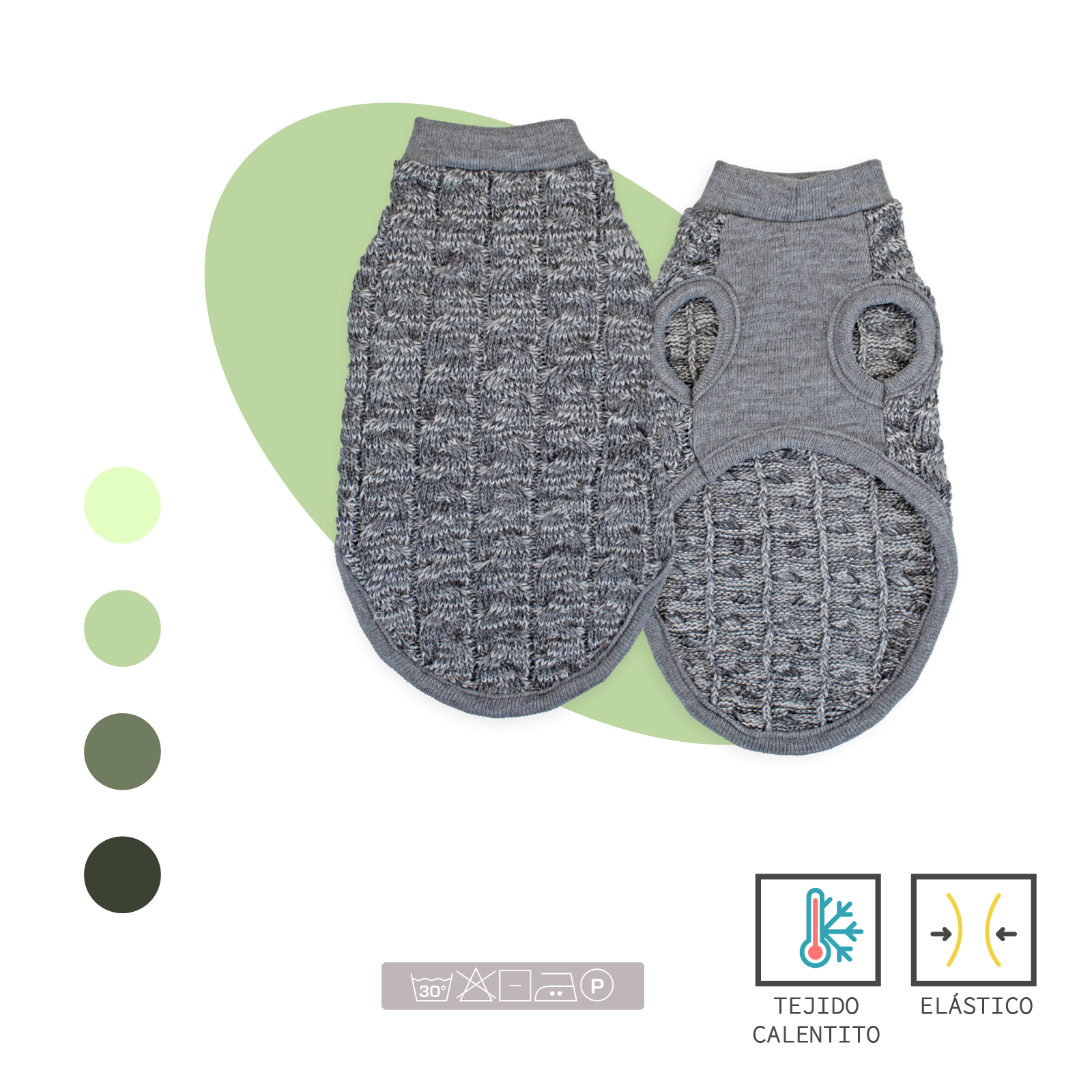 YAGU MODA JERSEY TRENZADO INDIGO