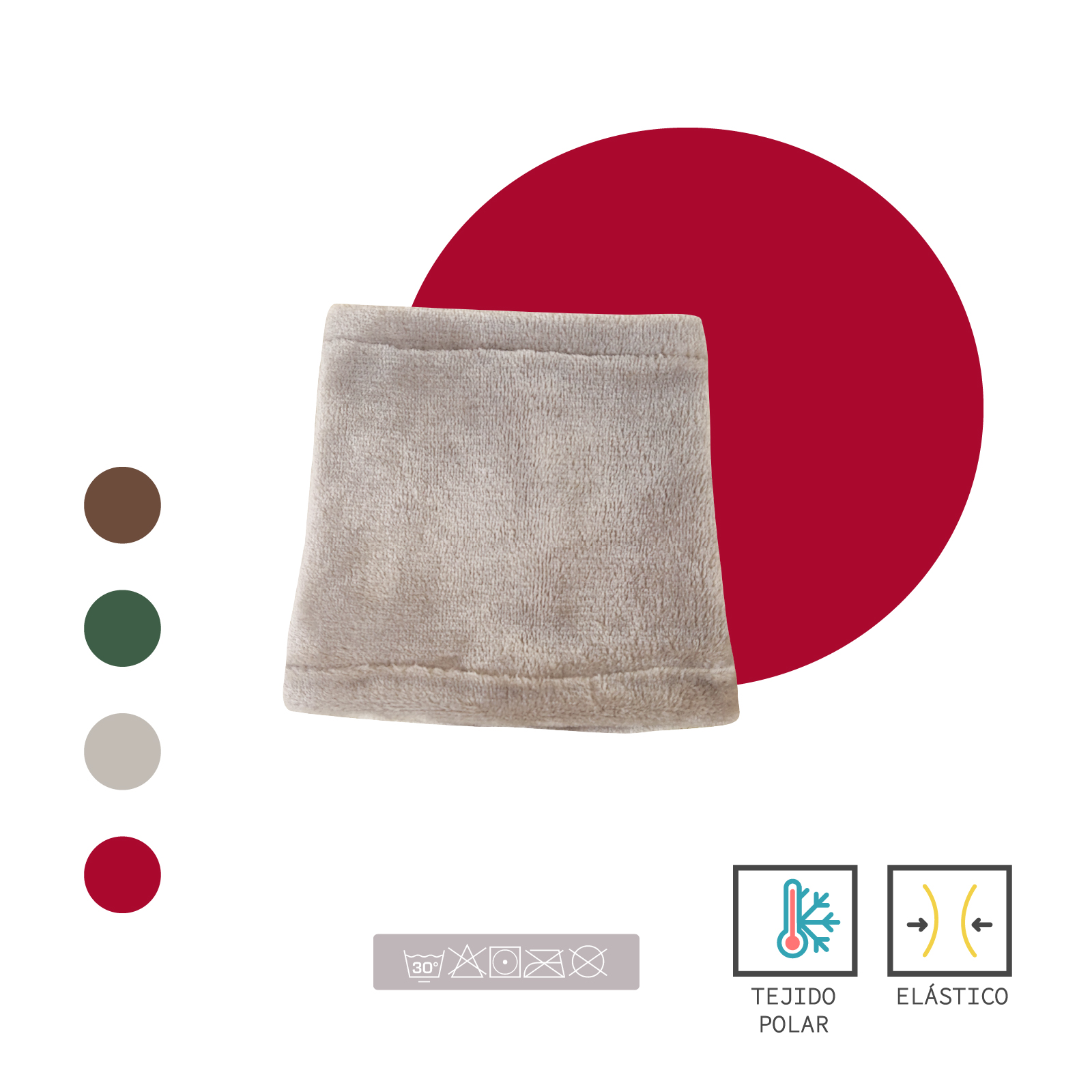 YAGU MODA BUFANDA BRAGA CREMA