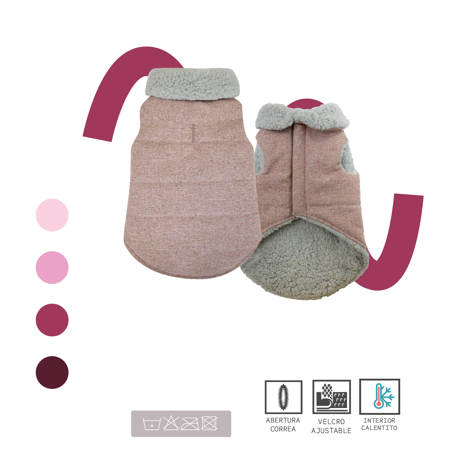 YAGU MODA BOMBER ROSA