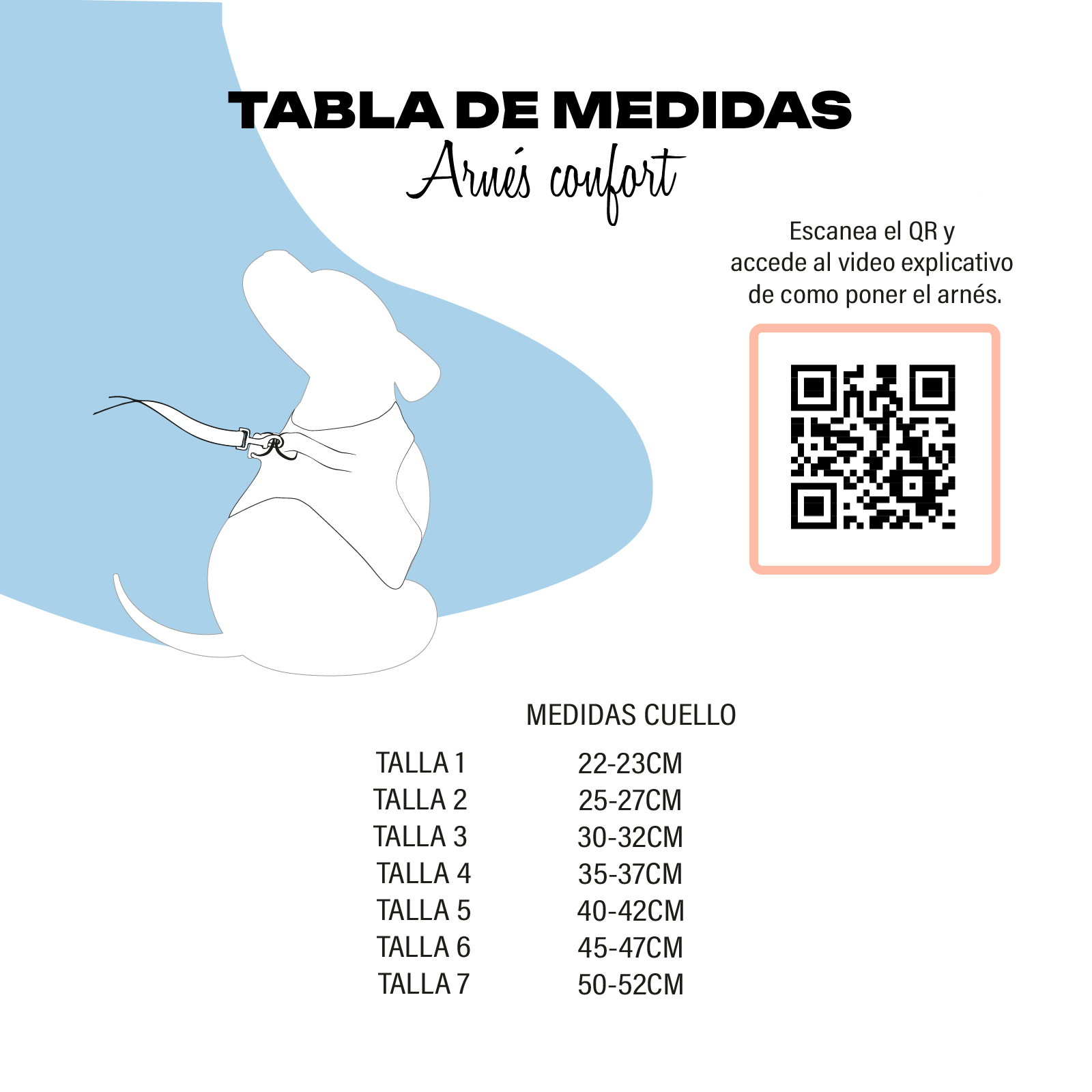 YAGU PASEO ARNES CONFORT QUADRE AZUL