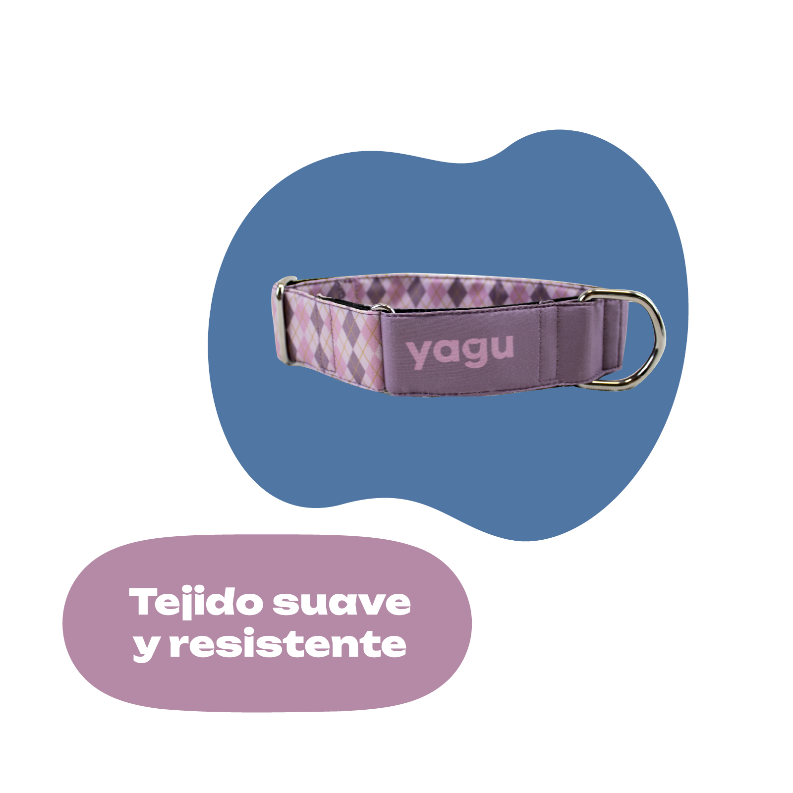 YAGU PASEO COLLAR MARTINGALE ROMBUS