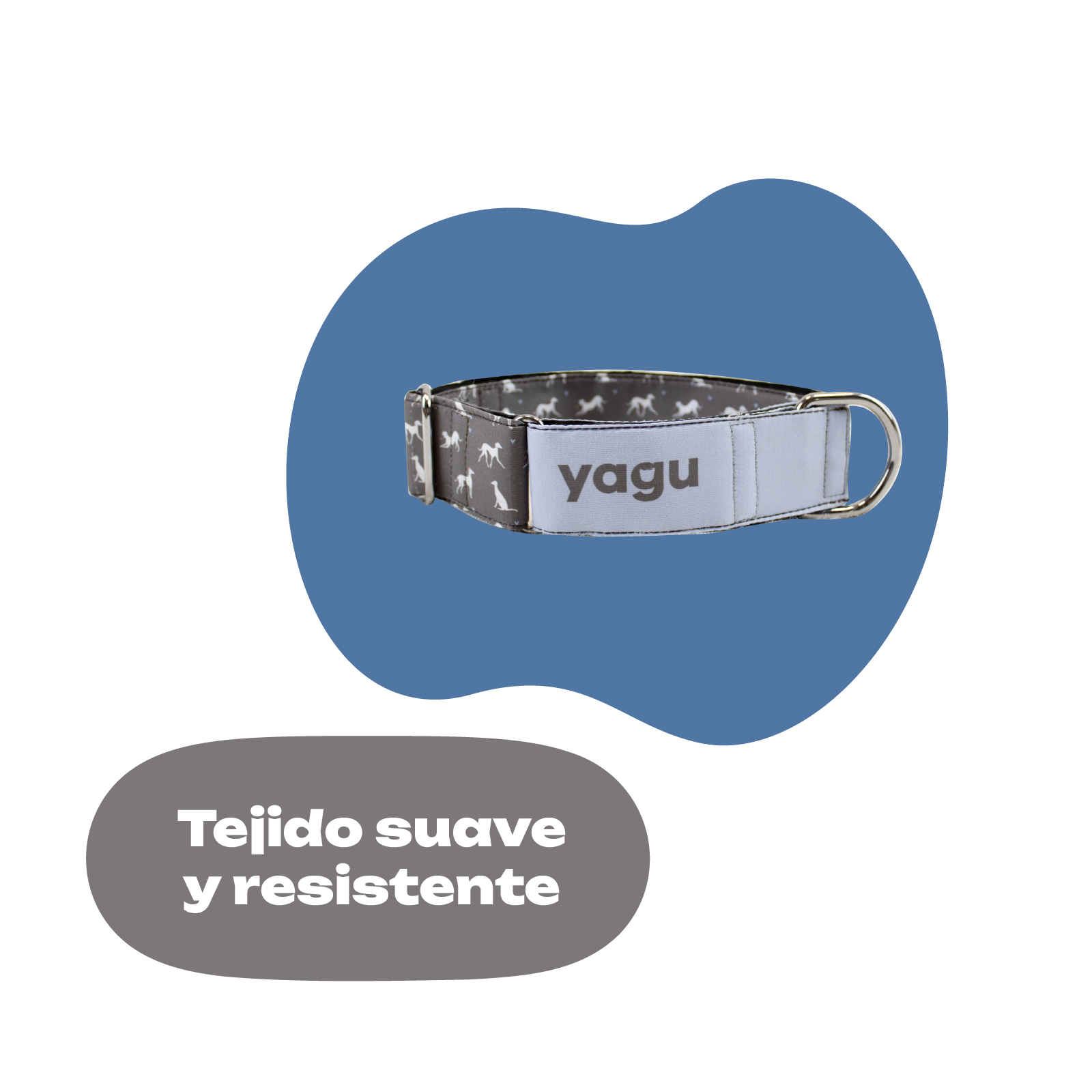 YAGU PASEO COLLAR MARTINGALE GALGO