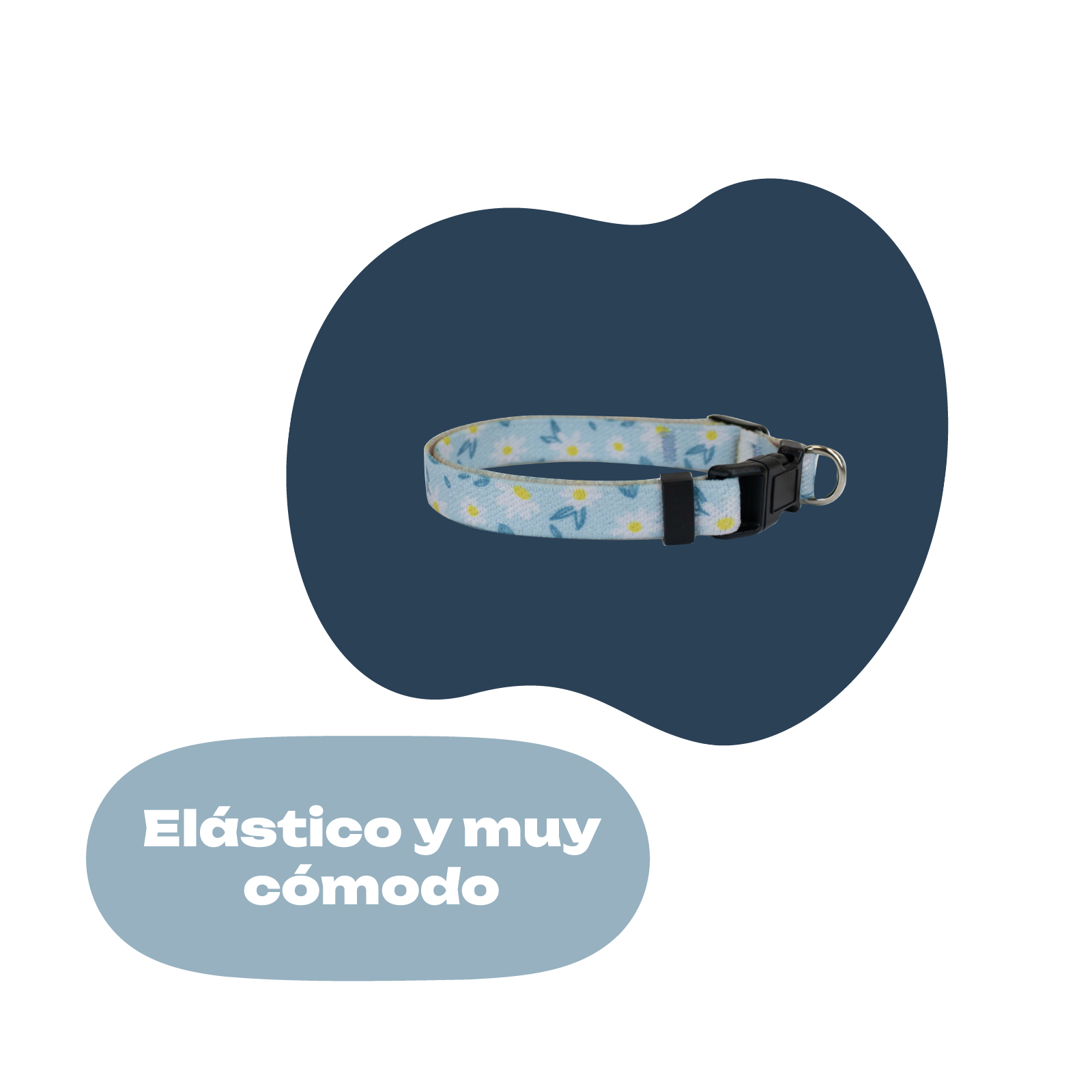 YAGU PASEO COLLAR ELASTICO MARGA T-U  25-35 x 1 CM