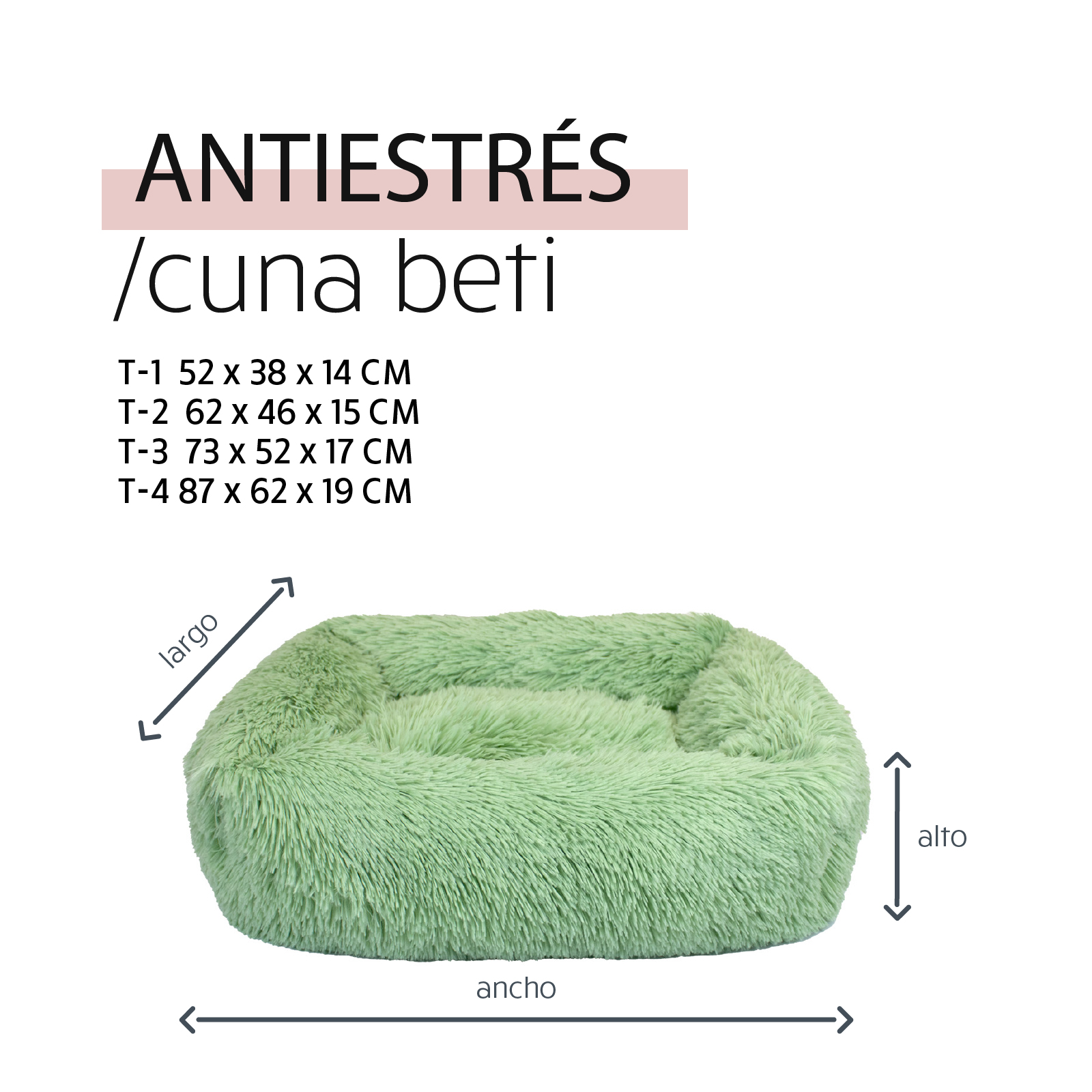 YAGU DESCANSO CUNA BETI ANTIESTRES BEIGE