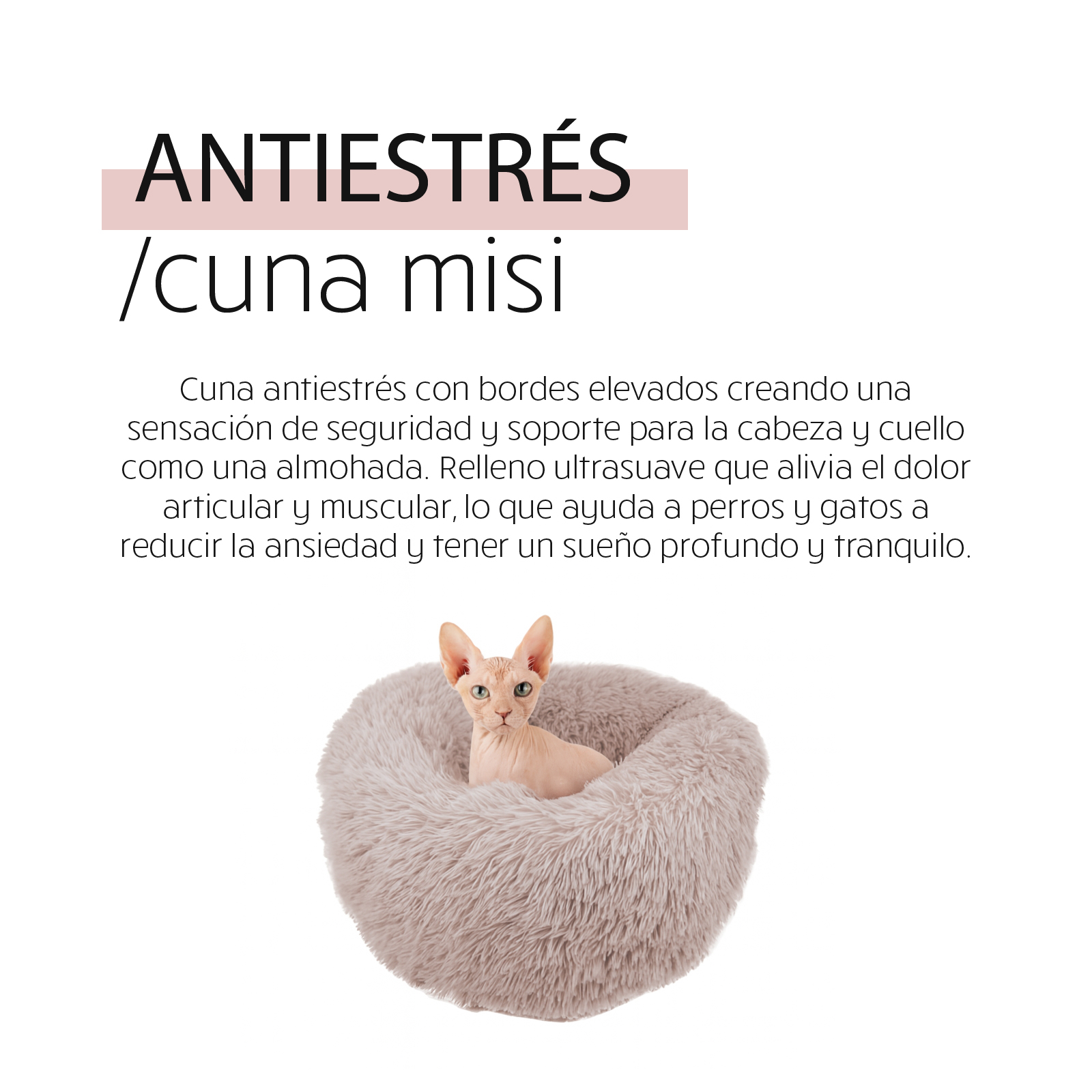 YAGU DESCANSO CUNA MISI ANTIESTRES ANTRACITA