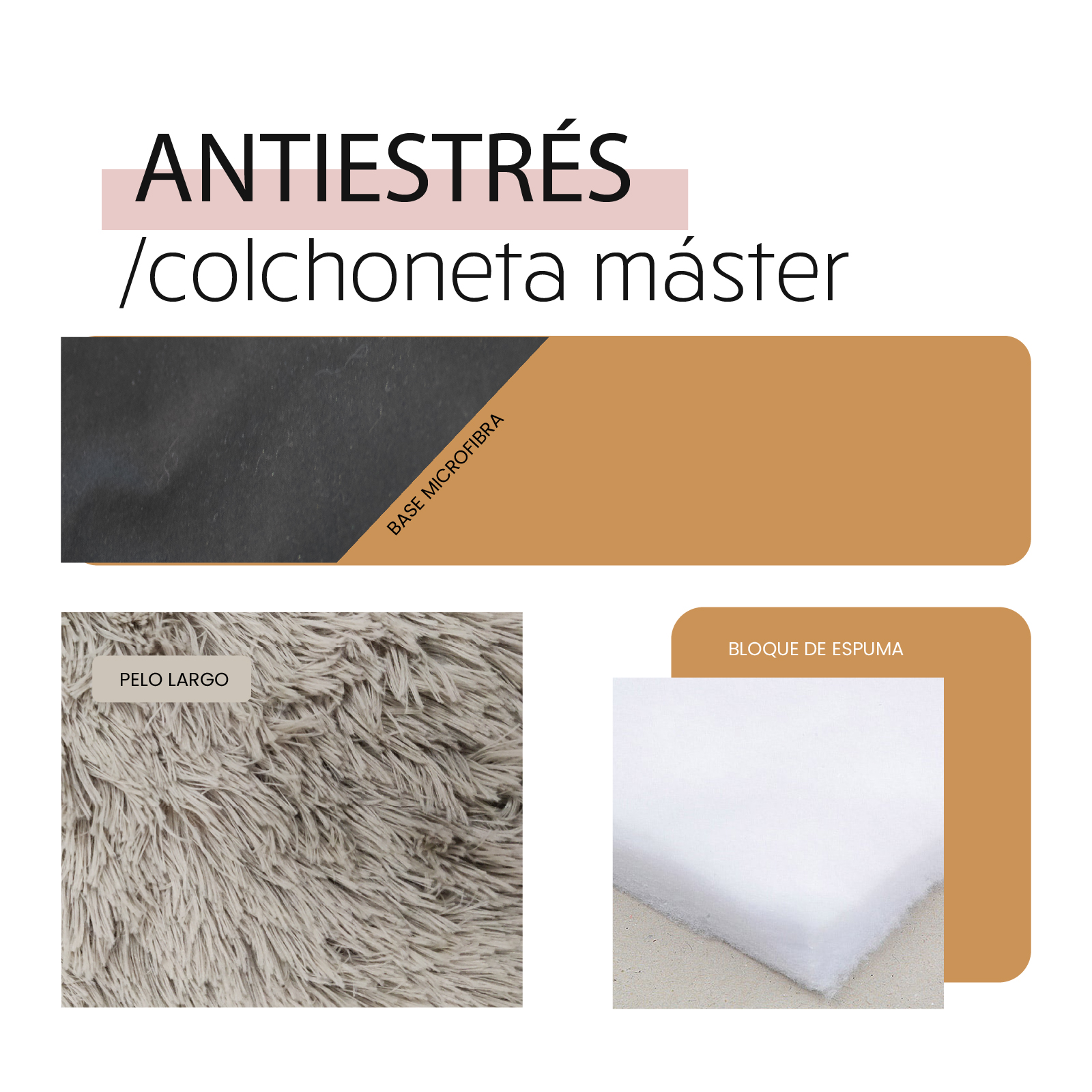 YAGU DESCANSO COLCHON MASTER ANTIESTRES ANTRACITA