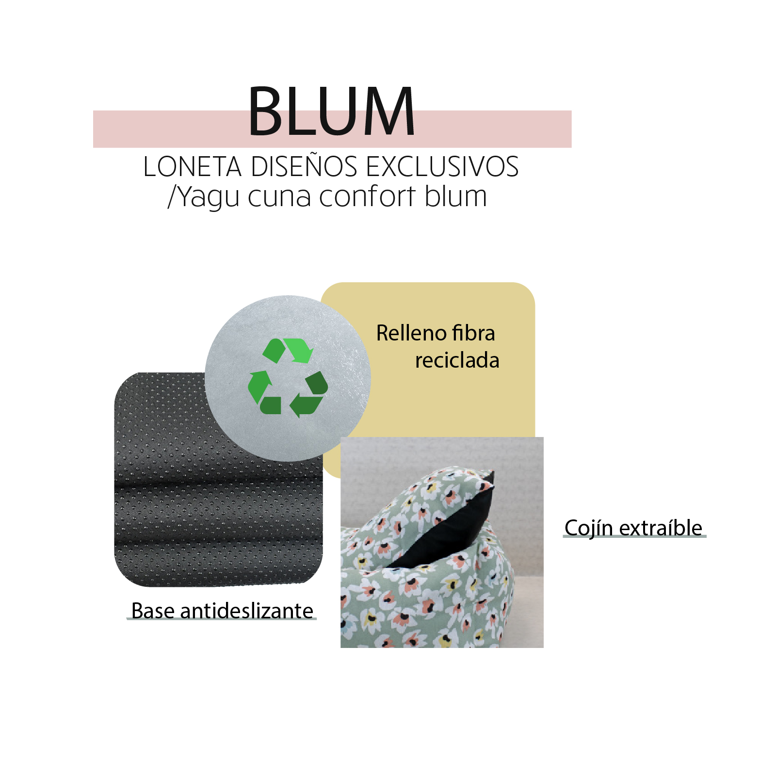 YAGU DESCANSO CUNA CONFORT BLUM