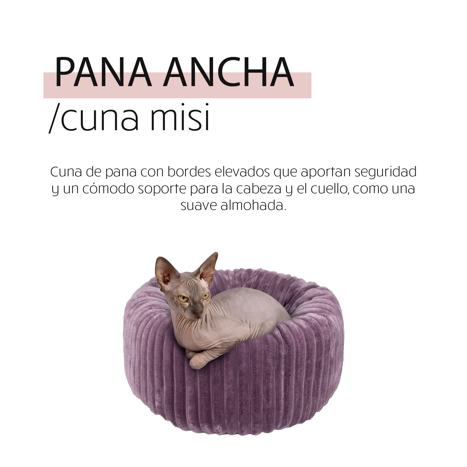 YAGU DESCANSO CUNA MISI PANA ANCHA GRIS