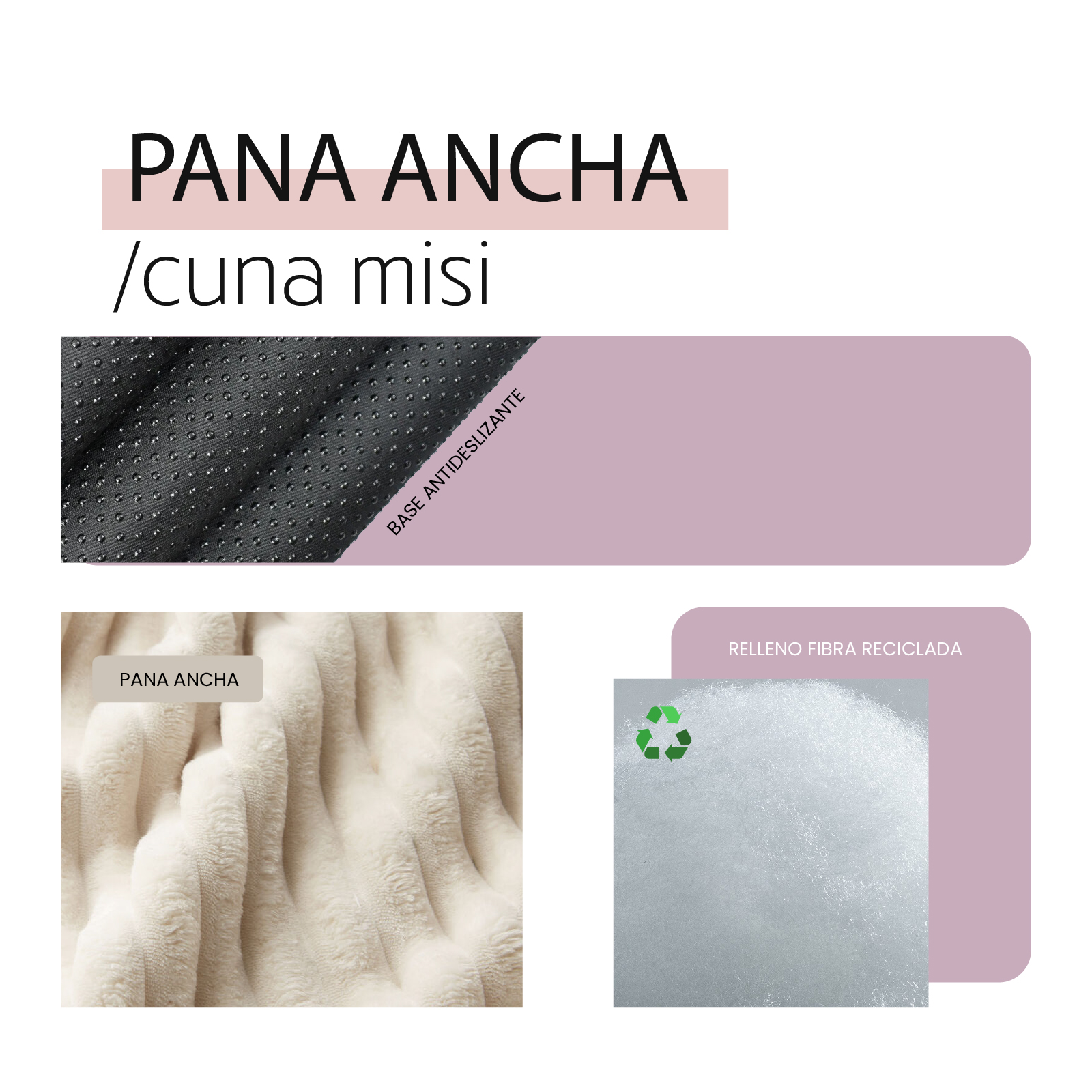YAGU DESCANSO CUNA MISI PANA ANCHA BEIGE