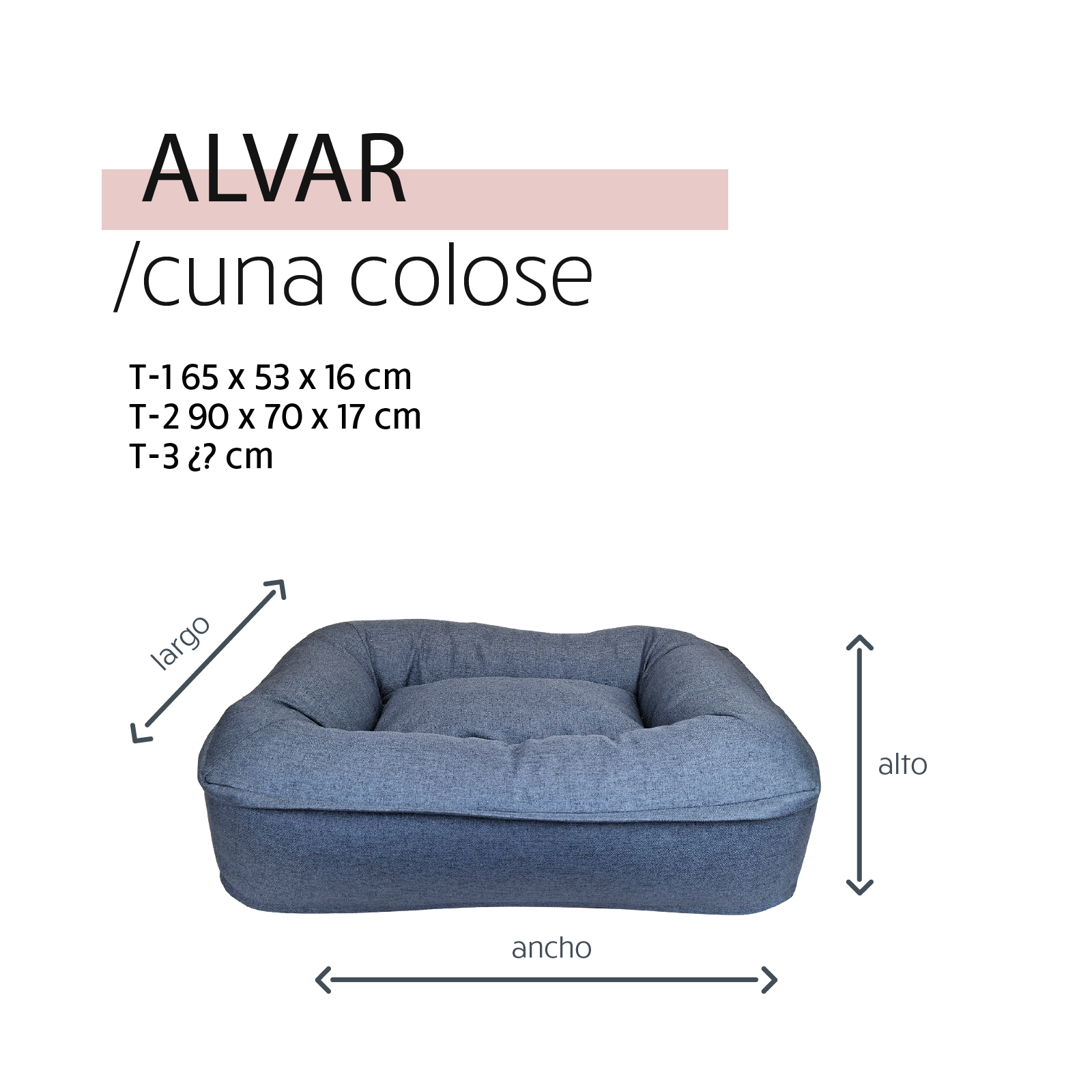 YAGU DESCANSO CUNA COLOSO ALVAR AZUL