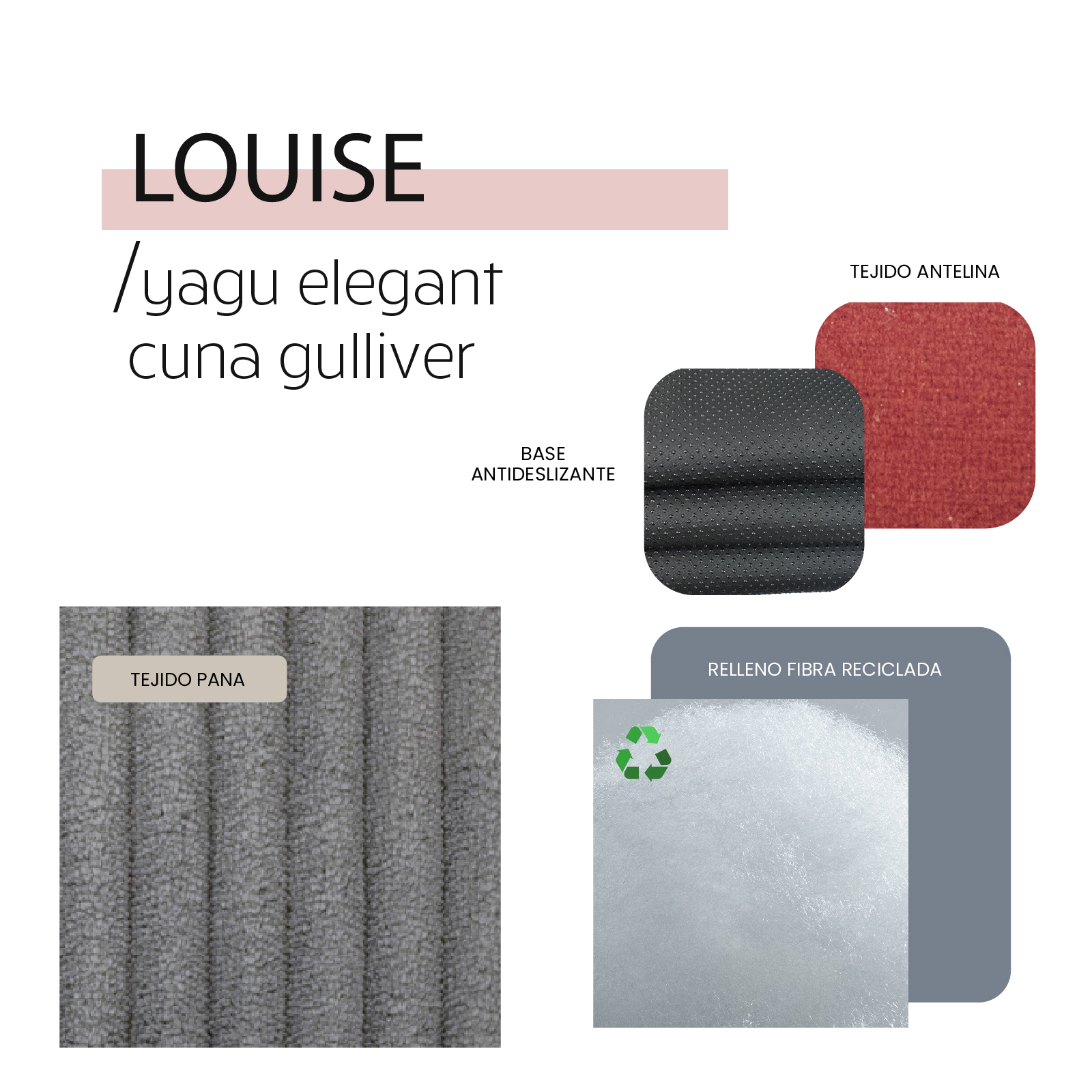 YAGU DESCANSO CUNA GULLIVER LOUISE