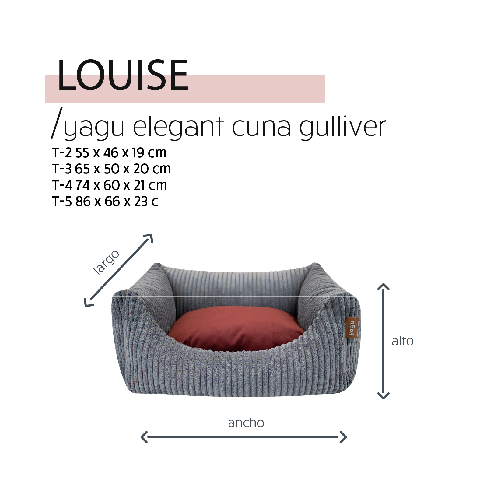 YAGU DESCANSO CUNA GULLIVER LOUISE