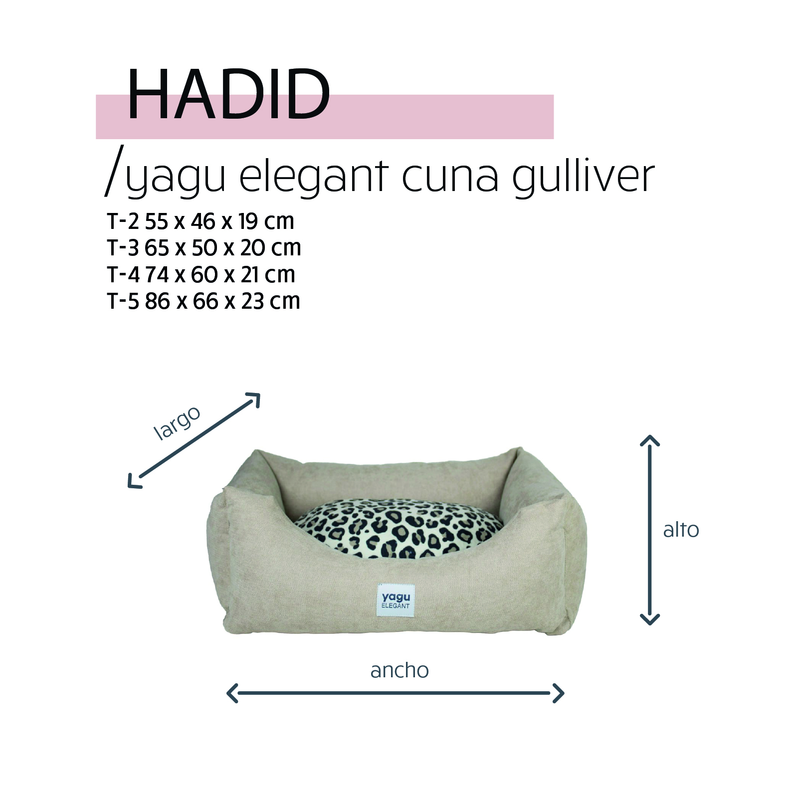 YAGU DESCANSO CUNA GULLIVER HADID