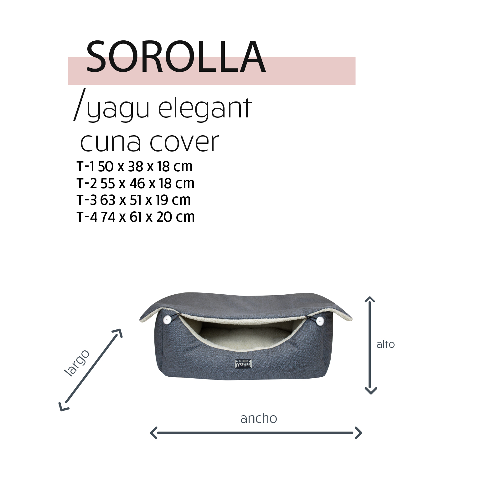 YAGU DESCANSO CUNA COVER SOROLLA