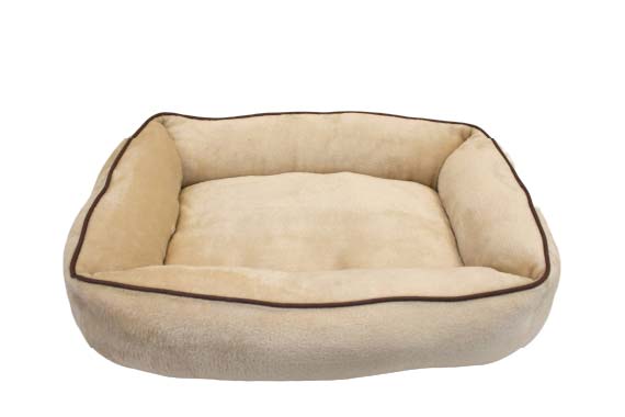 YAGU DESCANSO LOTE CAMA POLAR+ BEIGE T-2  62 x 45 x 14 CM