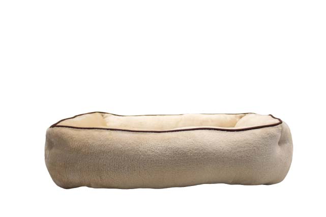 YAGU DESCANSO LOTE CAMA POLAR+ BEIGE T-2  62 x 45 x 14 CM
