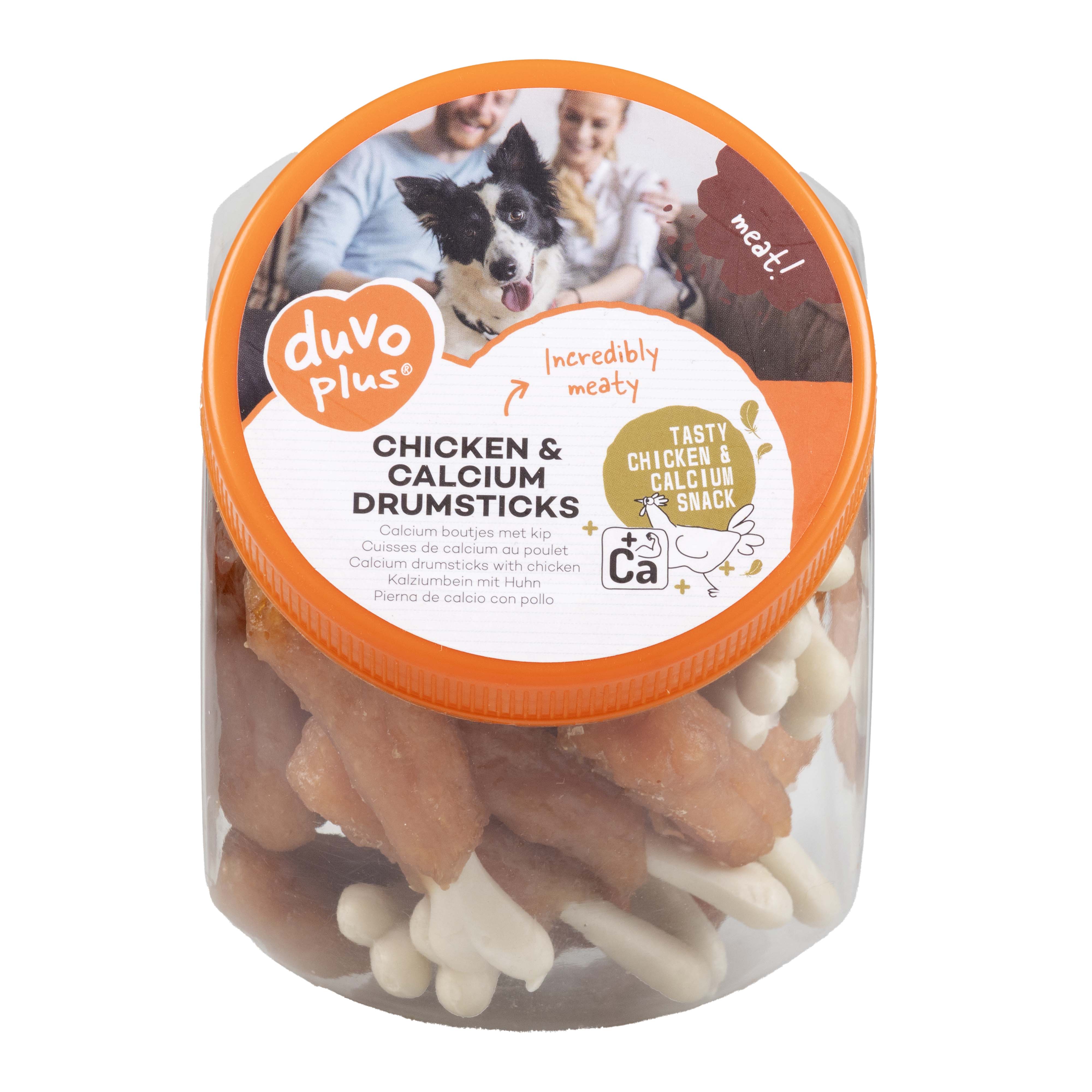 DUVO MEAT! MUSLOS DE POLLO Y CALCIO 500 GR