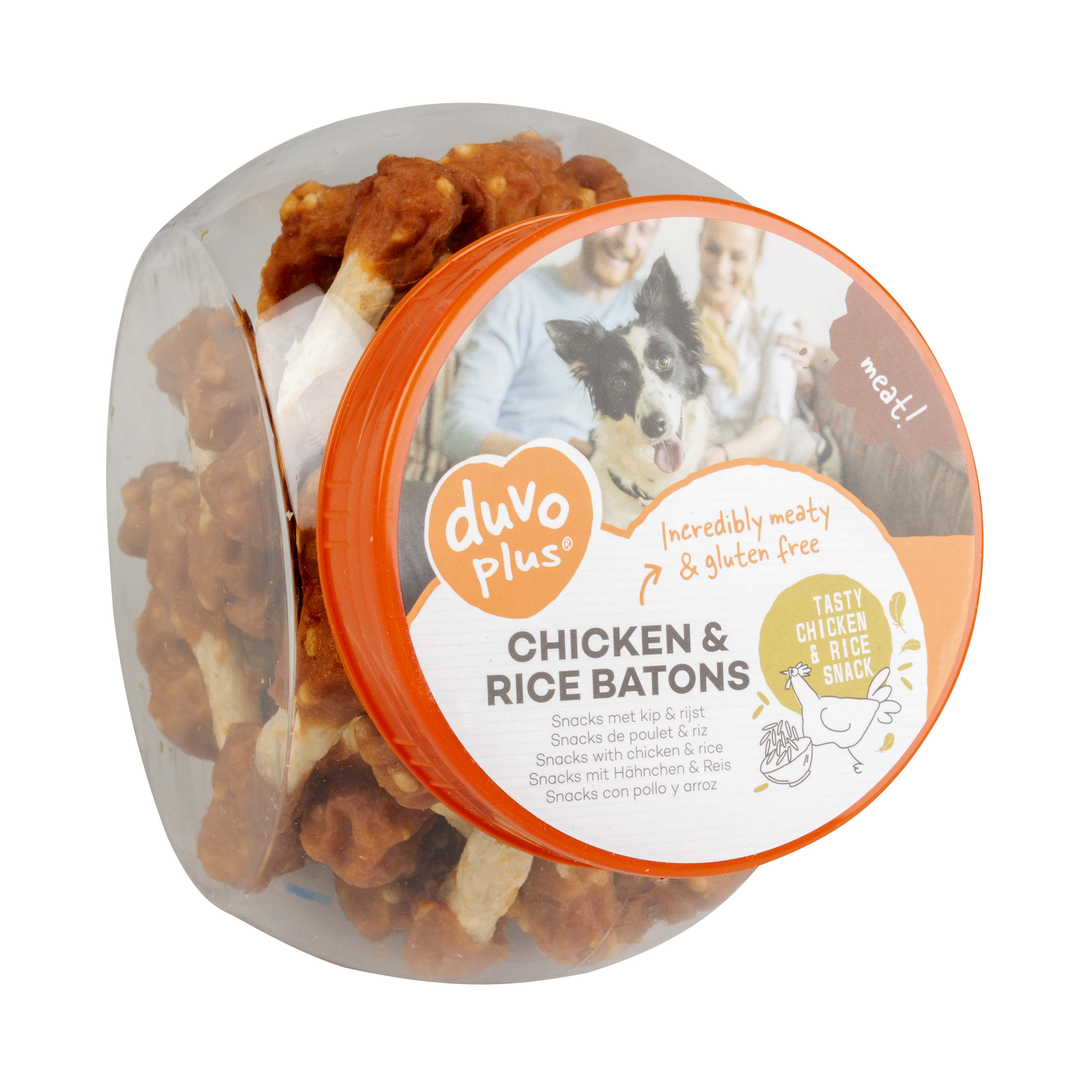 DUVO MEAT! BASTONES DE POLLO Y ARROZ 400 GR