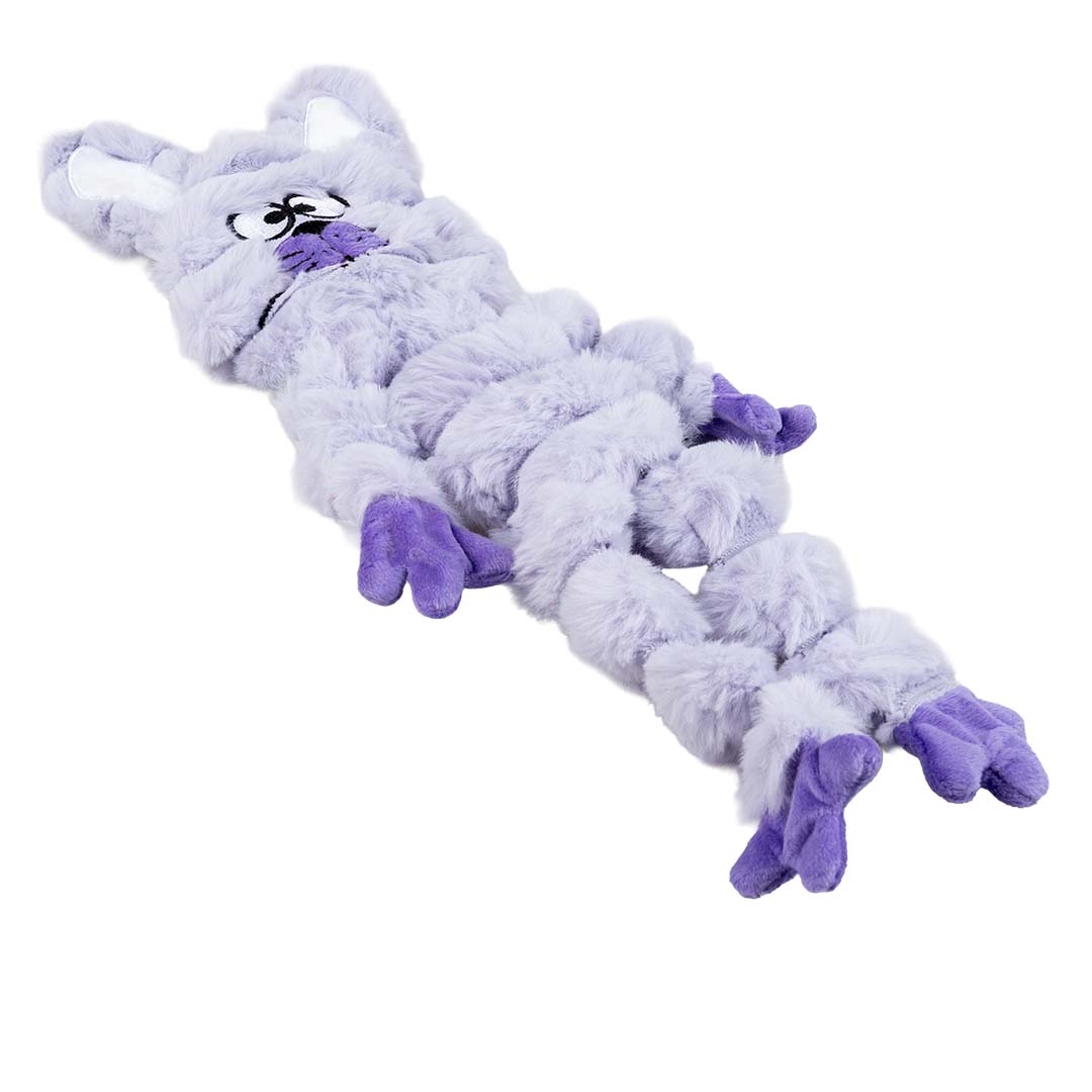 NEW DUVO JUGUETE PERRO PELUCHE HUGGI CONEJO GRIS T-S  41 x 17 x 3,5 CM