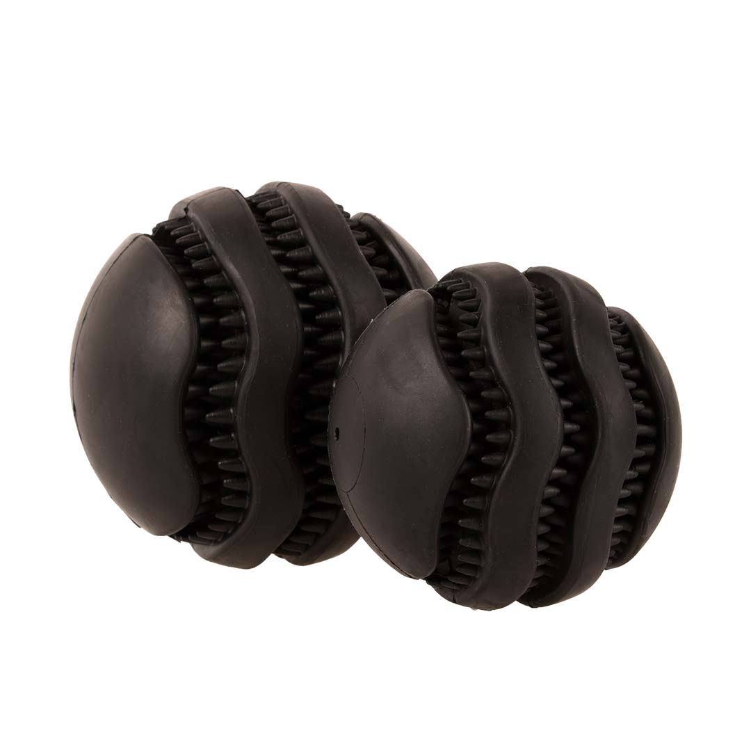 NEW DUVO JUGUETE PERRO NIBBLE ME SPHERE NEGRO T-S  7 x 7 x 7 CM