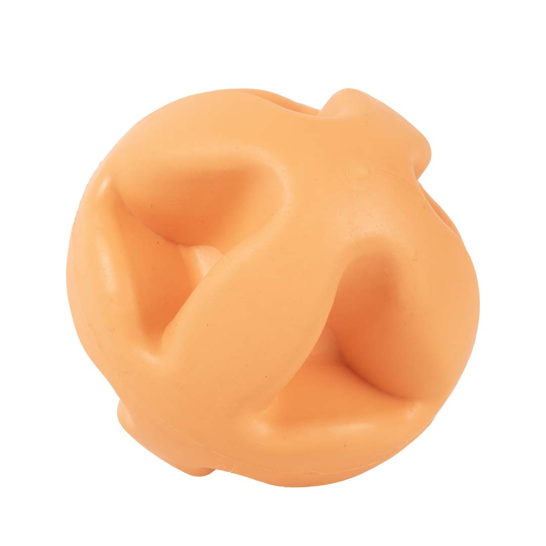 NEW DUVO JUGUETE PERRO BARK BALL NARANJA  7,3 CM