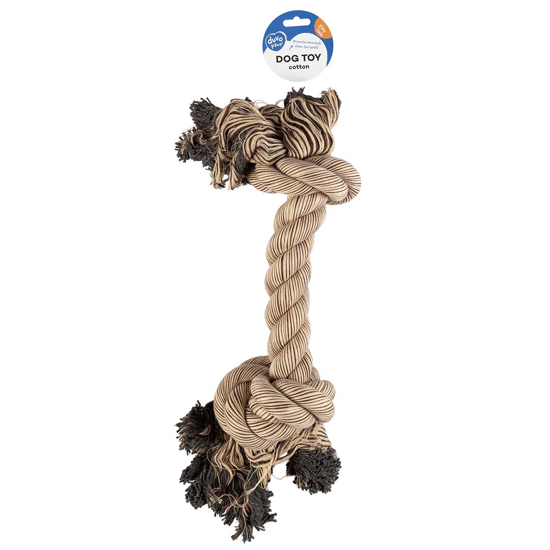 DUVO CUERDA ALGODON HUESO MARRON