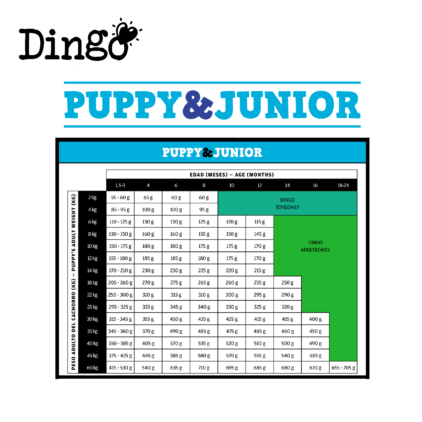 DNG DINGO PUPPY &amp; JUNIOR