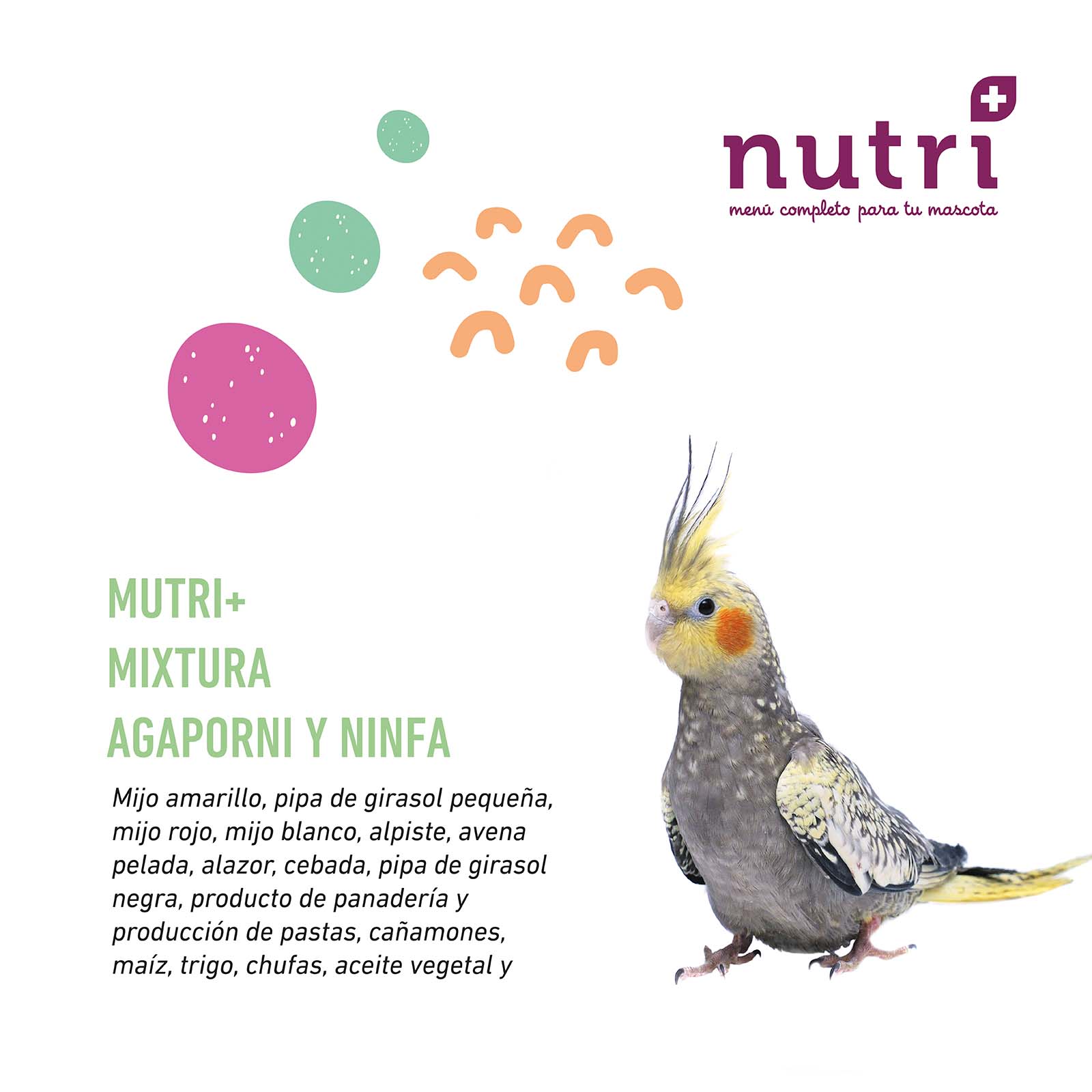 NUTRI+ AVES MIXTURA AGAPORNI Y NINFA
