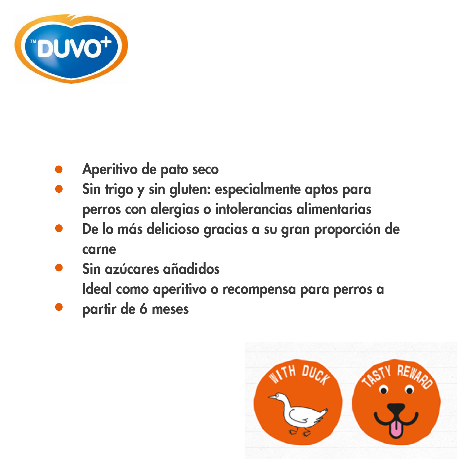 DUVO MEAT PECHUGAS DE PATO BOLSA 100 GR