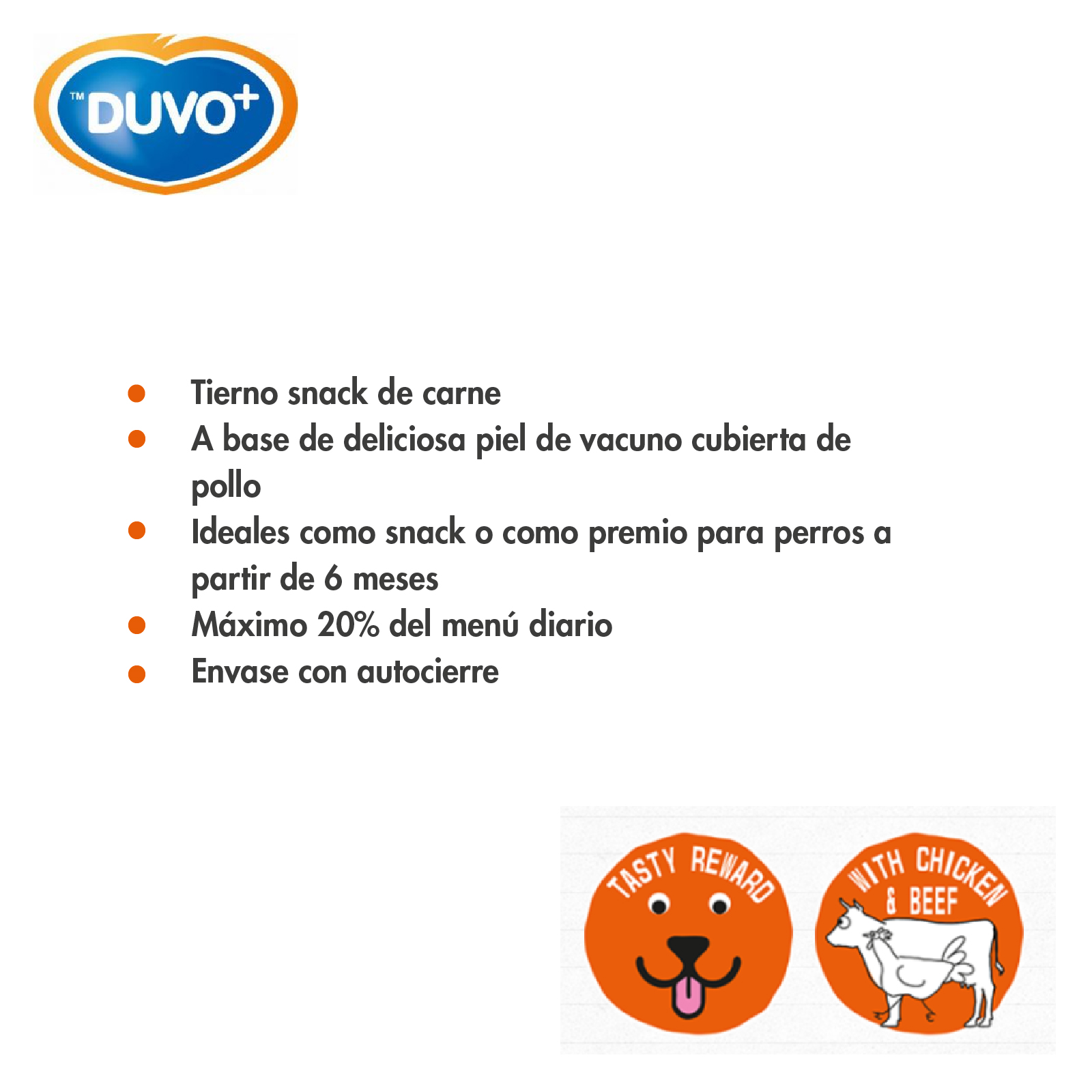 DUVO MEAT PIRULETAS DE POLLO BIG 400 GR