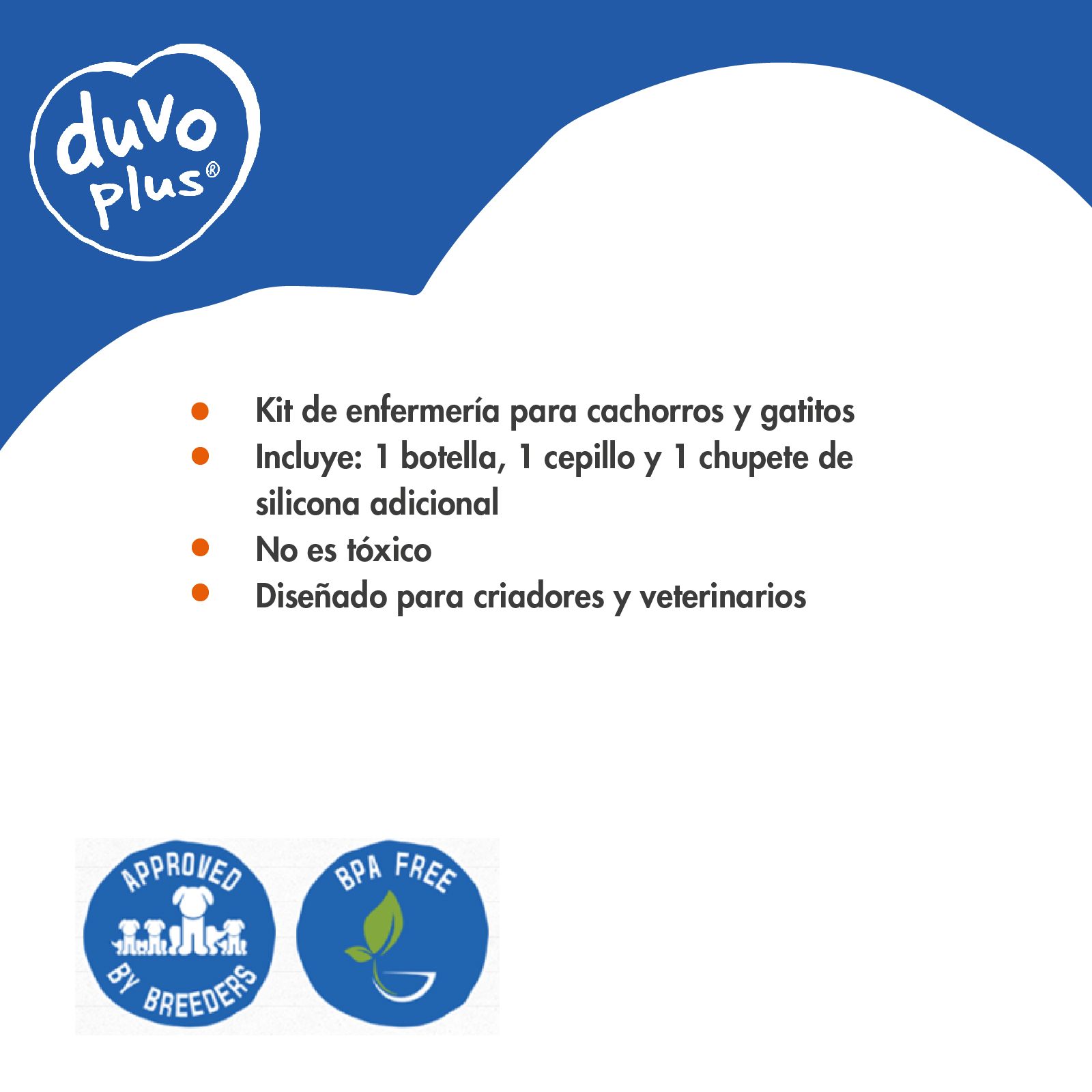 DUVO BIBERON CON CEPILLO Y TETINA 115 ML