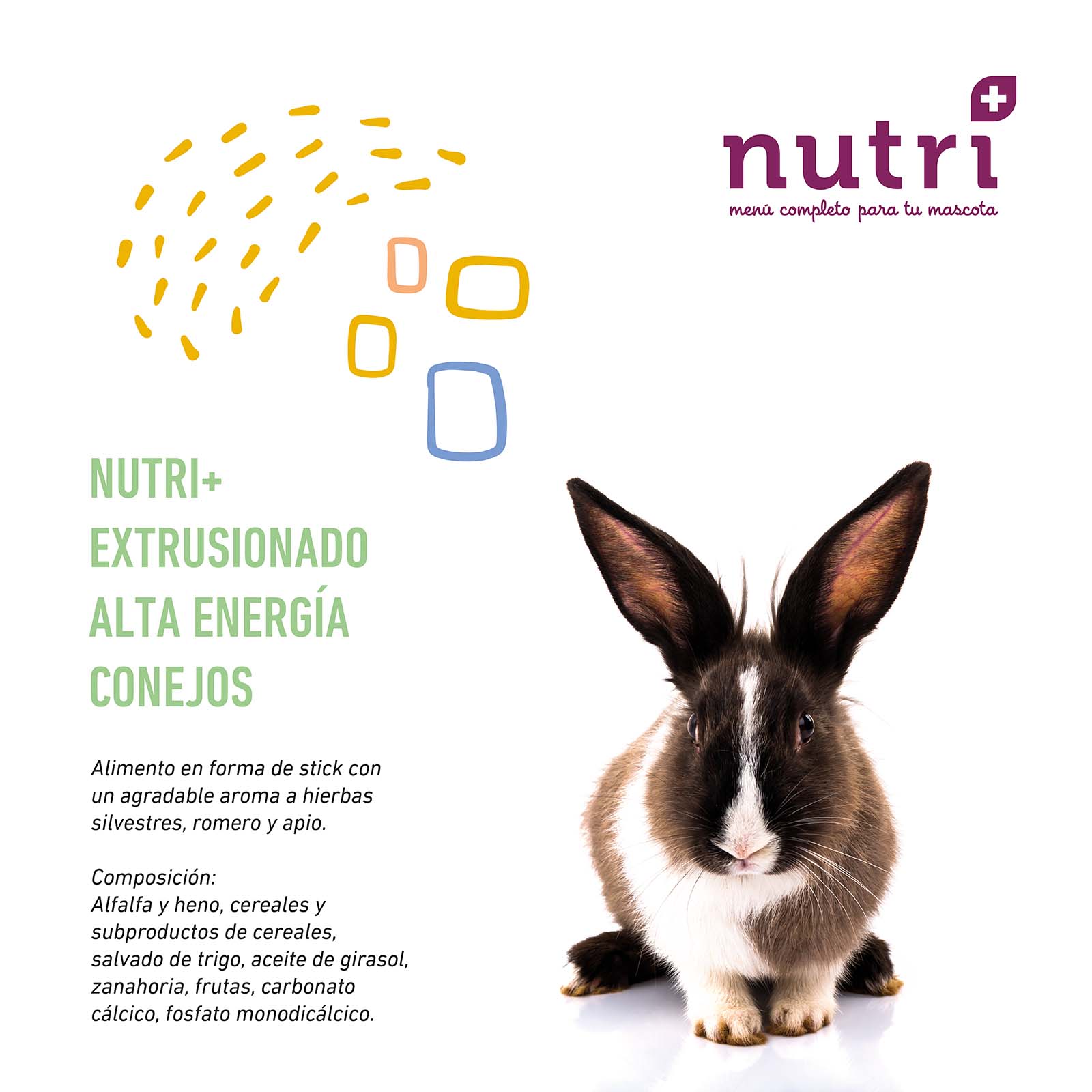 NUTRI+ ROEDORES EXTRUSIONADO CONEJO ALTA ENERGIA
