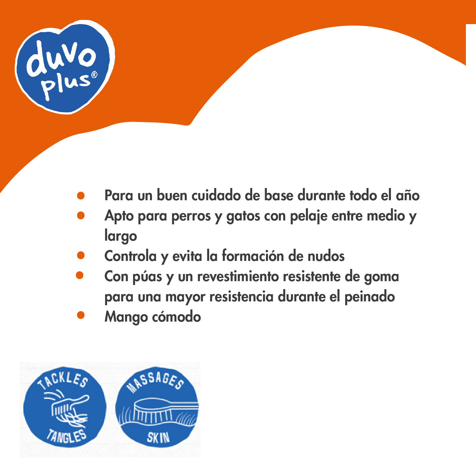 DUVO BEAUTY CEPILLO PUAS METALICAS PROTEGIDAS