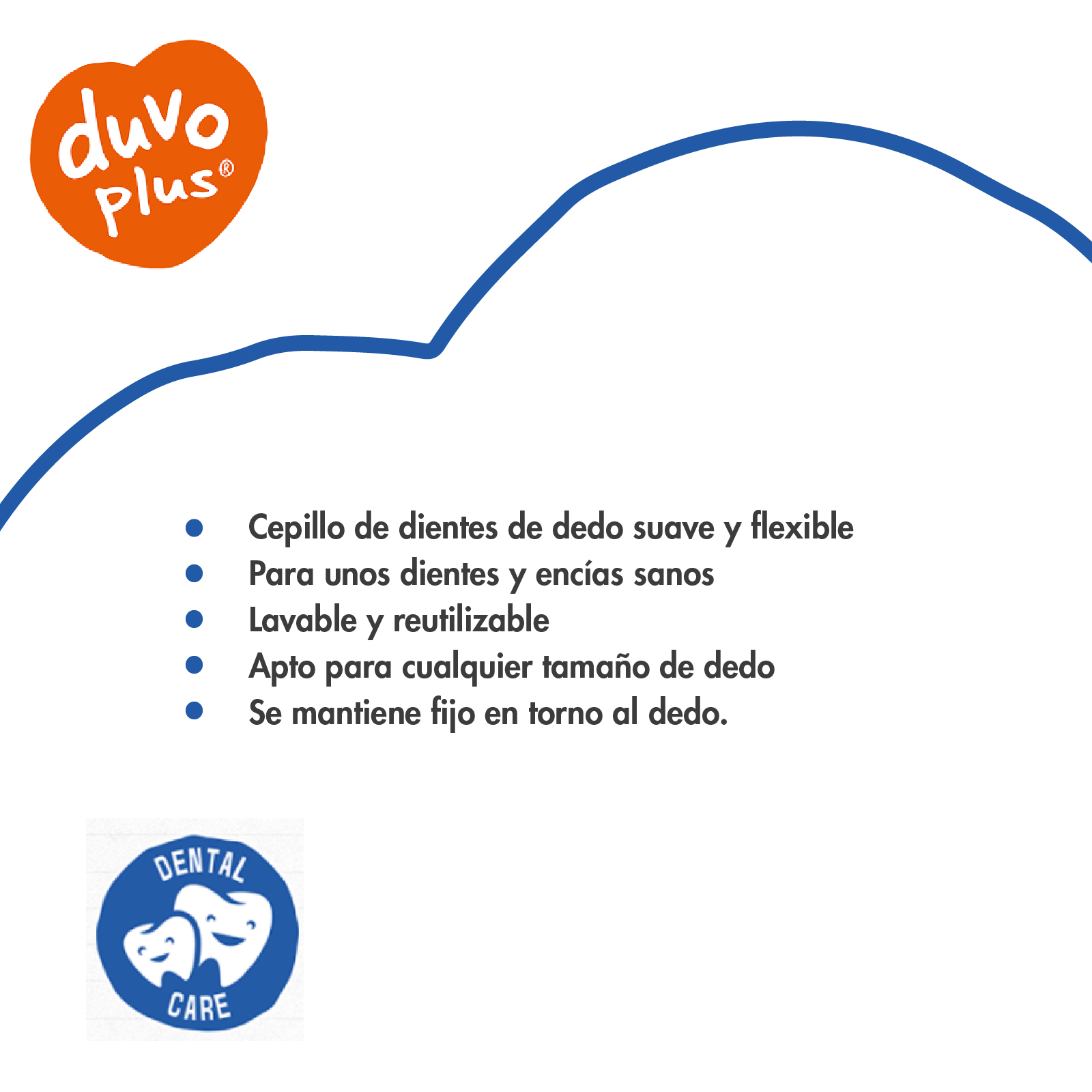 DUVO CEPILLO DIENTES DEDAL ( 2 UNI )