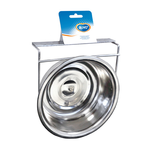 DUVO COMEDERO ACERO CON TORNILLOS