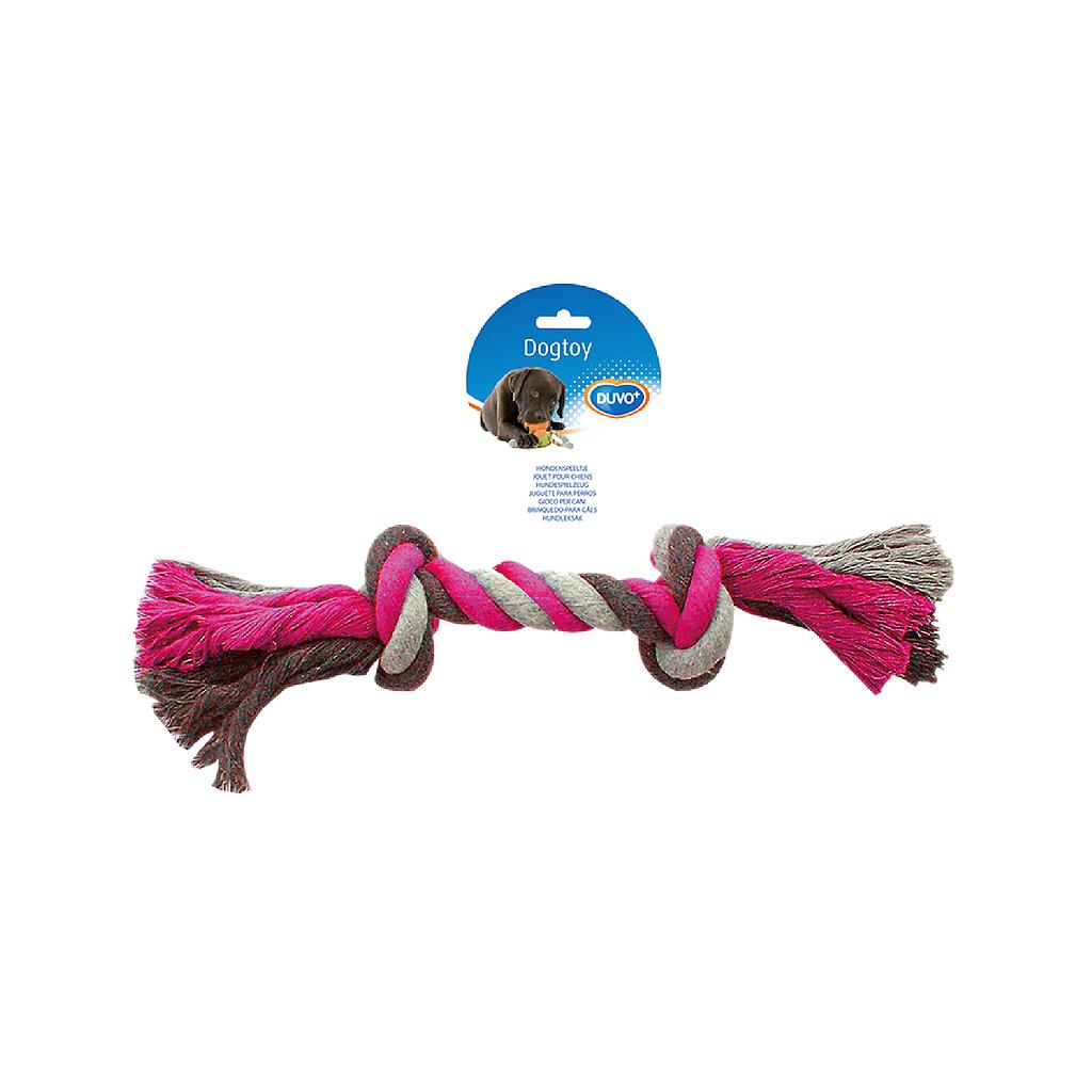 DUVO CUERDA ALGODON HUESO ROSA