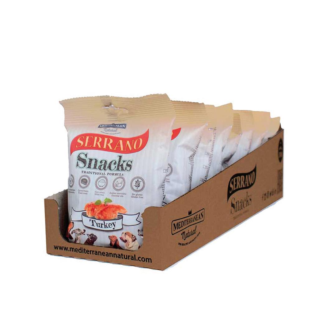 MDT SERRANO SNACK PERROS PAVO 100 GR