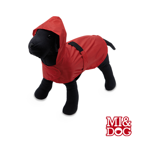 MI&amp;DOG IMPERMEABLE COLOR ROJO