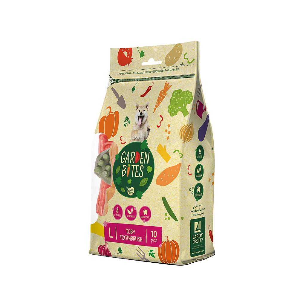DUVO GARDEN BITES VEGGIE TOBY TOOTHBRUSH
