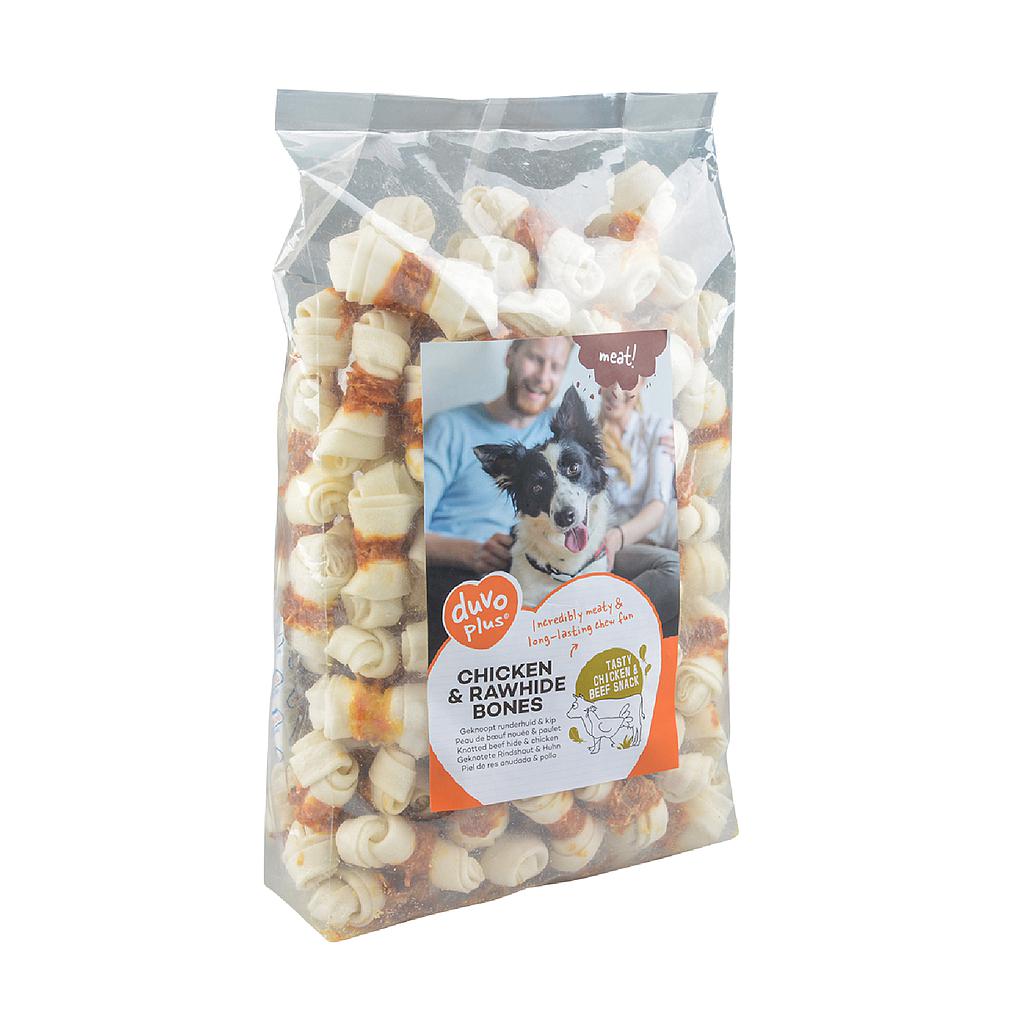 DUVO MEAT BOLSA HUESO POLLO Y PIEL NATURAL 1 KG