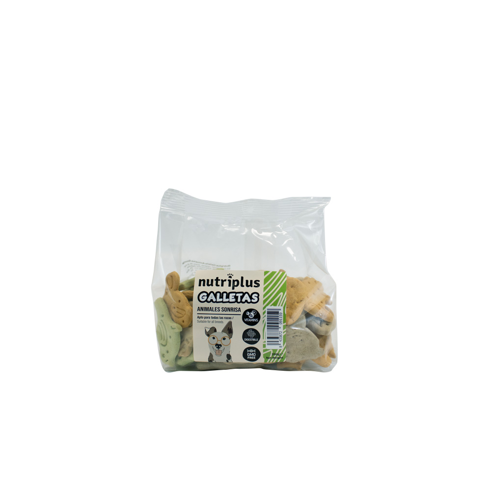 NUTRIPLUS GALLETA ANIMALES SONRISA