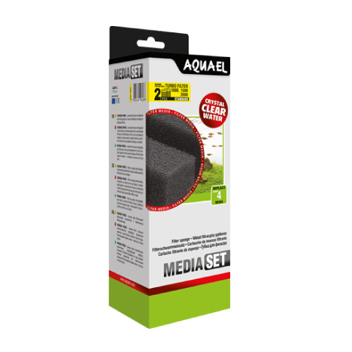 AQUAEL RECAMBIO ESPONJA FILTRO TURBO-1000-1500-2000 (2 UNI)
