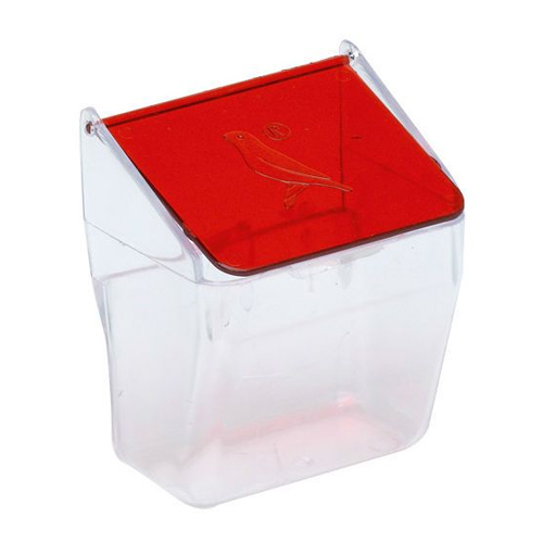 COMEDERO CON TAPA ROJA
