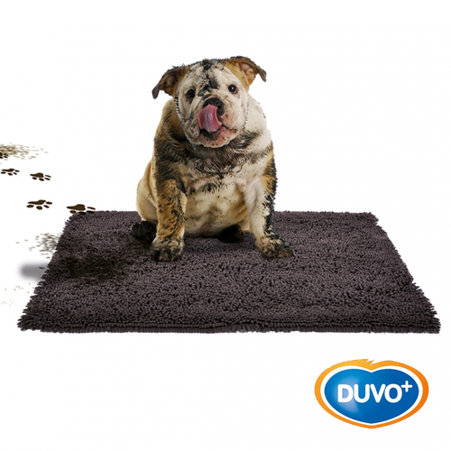 OFERTA DUVO ALFOMBRA MAGICLEAN GRIS 90 x 65 CM