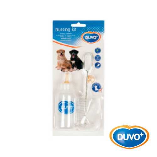 DUVO BIBERON CON CEPILLO Y TETINA 115 ML