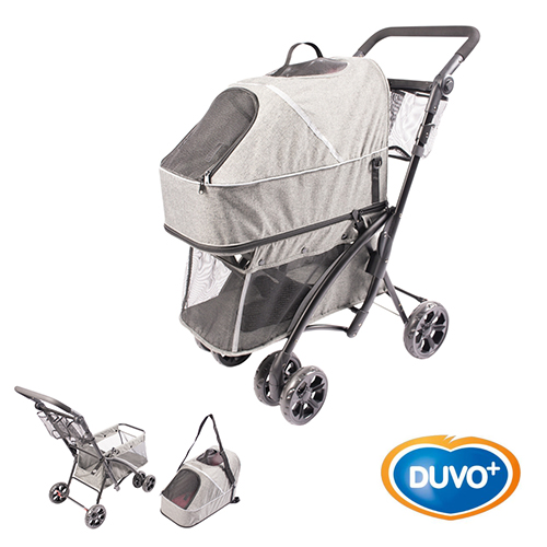DUVO CARRITO DE PASEO DELUXE 79 x 46 x 99 CM MAX 15 KG
