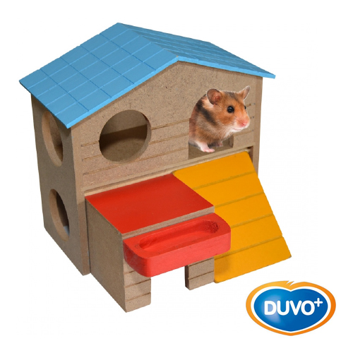 DUVO CASA MADERA HAMSTER VILLA 13 x 16 x 15 CM  FDS
