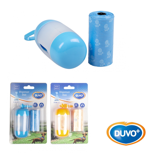 DUVO DISPENSADOR DUO BOLSAS HIGIENICAS 2 X 20 UNI  FDS